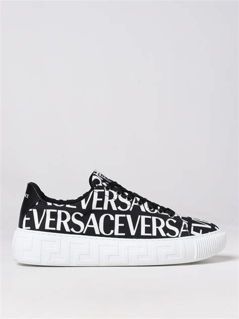 versace schoenen sneakers zwart|Versace sneakers outlet.